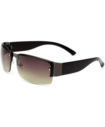 New Fashion Sunglasses Men'S Metal Outdoor Sports Square Glasses Windproof Sunglasses - C3 - CG18S87SOGN $7.40 Goggle