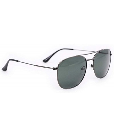 Men Premium Classic Aviator Polarized Sunglasses 100% UV Protection Sun Glasses Shades - Black - CR18S40DIUT $11.91 Aviator