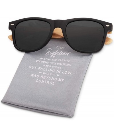 Personalized Sunglasses Husband Engraved Graduation - A-for Boyfriend - CM18RH0LC4Q $6.60 Sport