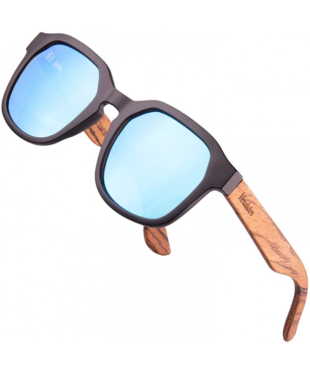 Dallas Oversized XL Wide Sunglasses for Men & Women - New Wooden Temples Shades 2020 Collection - C7194LEZIYH $18.12 Oversized