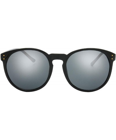 Urban Fashion Thin And Sleek Horn Tip Frame Sunglasses - Black - CB18YXAO5LX $7.38 Oversized