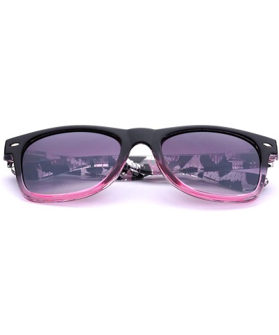 Animal Print Ladies Retro Fashion Sunglasses - Pink - Animal Print - CS11OXKB0XL $5.19 Rectangular