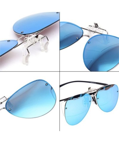 Polarization Sunglasses Anti Glare Protection Suitable - Blue - CG18E9OK6G8 $8.20 Oval