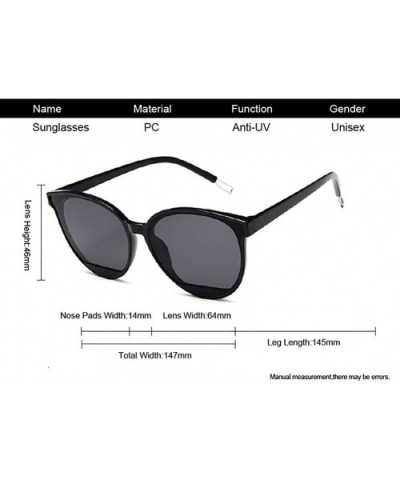 Cat Eye Sunglasses For Women-Polarized OVERSIZED Shade Glasses-Fashion Vintage - C - CG1905X8LN5 $26.62 Cat Eye
