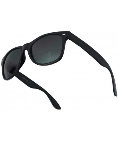 Classic Outdoor Reading Sunglasses Stylish Comfort Prescription Rx Magnification Sun Readers - Black (Bifocal) - CH12N341CLV ...
