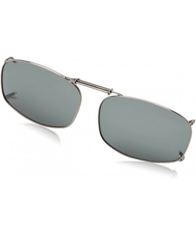 Rec 5 52 Polarized Rectangular Sunglasses - Smoke - 52 mm - CO11KCBX5QZ $21.69 Rectangular