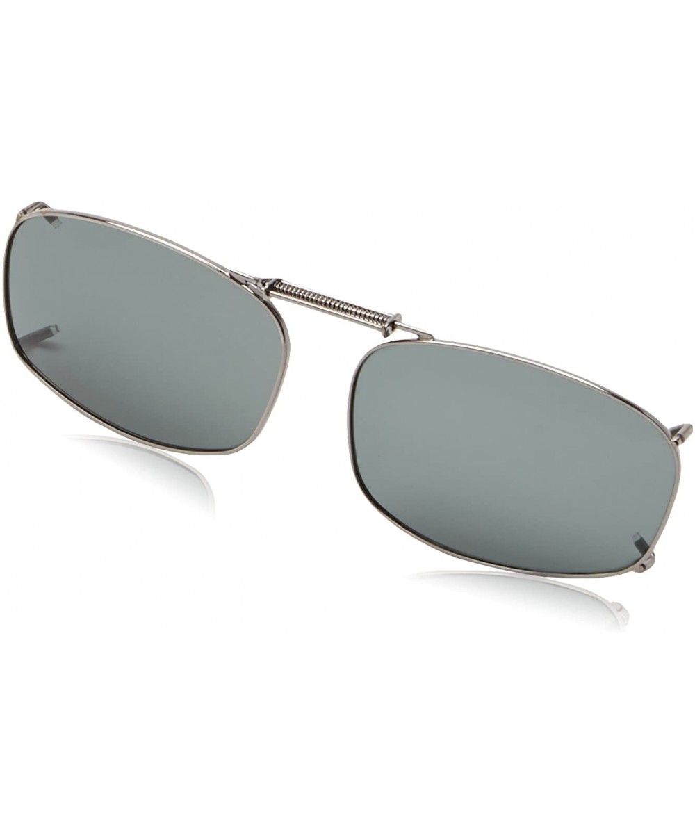 Rec 5 52 Polarized Rectangular Sunglasses - Smoke - 52 mm - CO11KCBX5QZ $21.69 Rectangular