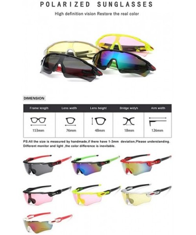 Polarized Sunglasses Sports Cycling glasses- UV400 Protection for Men Skiing bicycle Fishing Sailing Golf - CD18R4LZLKX $6.23...