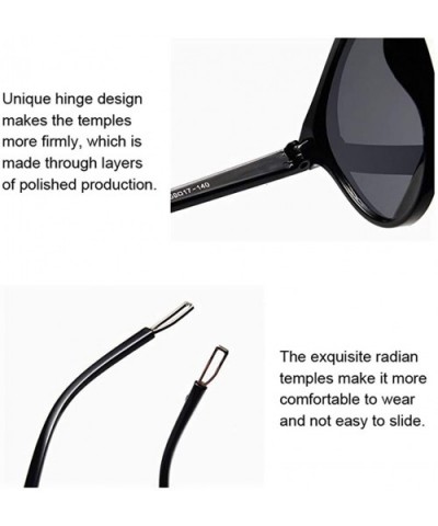 Cat Eye Sunglasses For Women-Polarized OVERSIZED Shade Glasses-Fashion Vintage - C - CG1905X8LN5 $26.62 Cat Eye