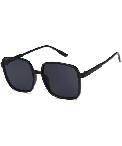 Unisex Sunglasses Fashion Bright Black Grey Drive Holiday Square Non-Polarized UV400 - Bright Black Grey - CN18RLYKWGQ $6.74 ...