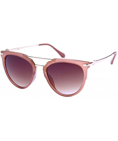 Womens Pantos Style Sunglasses w/Gradient Lens 32181-AP - Brown - CG12N43CGYS $6.11 Aviator