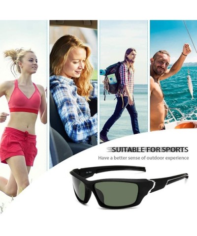 Polarized Sunglasses Protection Anti Glare Lightweight - CJ18TA7HXRU $9.72 Sport