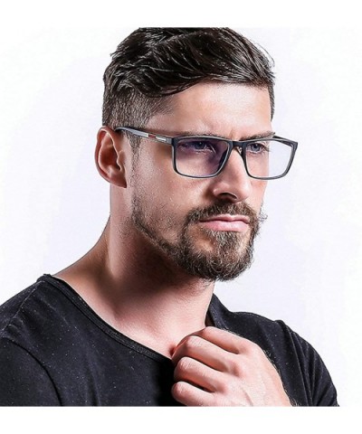 2019 New Fashion Men's Classic Square Transition Photochromic Brand Luxury Myopia Glasses TR90 Optical glasses - C0192ASQDCN ...