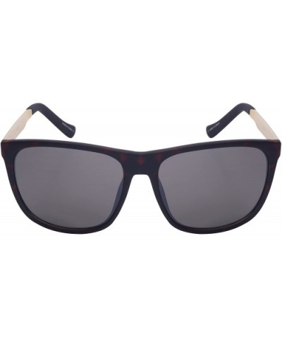 Modern Horned Rim Sunglasses with Flash Mirrored Lens 541000-FM - Demi - C8128UBK97V $7.47 Wayfarer