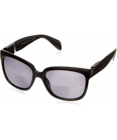 Women's Palmetto Square Hideaway Bifocal Sunglasses - Black - 56 mm + 1 - CP189SRY90E $16.20 Square