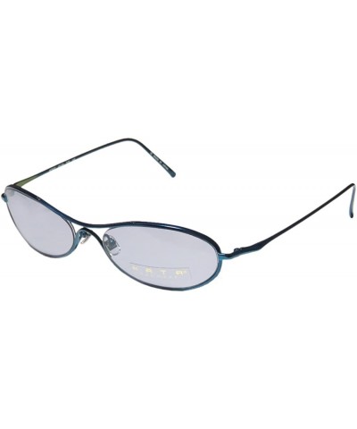 Mondo Womens/Ladies Oval Full-rim Titanium 100% UVA & UVB Lenses Sunglasses/Sun Glasses - Dark Turquoise - CA121NI74KD $15.60...