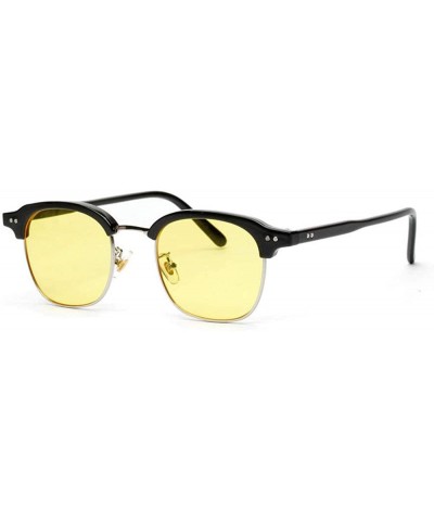 Polarized Sunglasses Nearsighted Goggles Optical - Yellow - CN18YOQUQ9C $19.25 Square