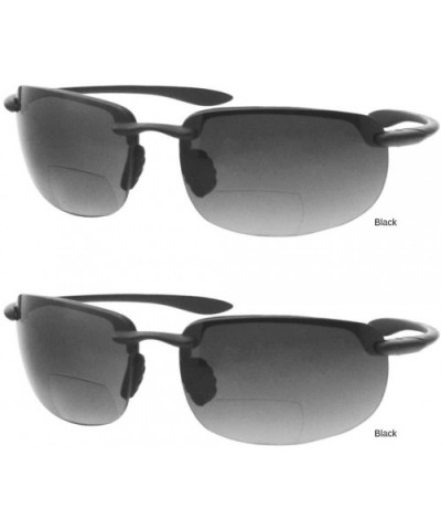 2-Pack Bifocal Maui Wrap Lightweight Sunglasses for Women and Men - Equator (Set of 2 Black - 1.50 x) - CS18RO4YUX4 $29.02 Ri...