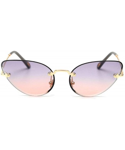 2019 latest frameless sunglasses women's brand designer marine lens butterfly women's fashion retro glasses - C918R6DMGNW $8....