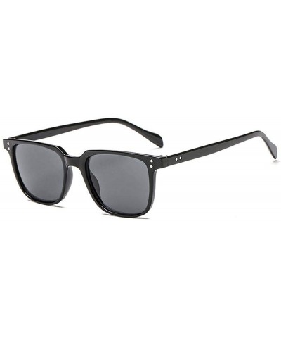 Luxury Aviation Square Sunglasses Men Er Sunglass Vintage Sun Glasses Women Sunglases - C1 - CJ199CD443I $26.02 Goggle