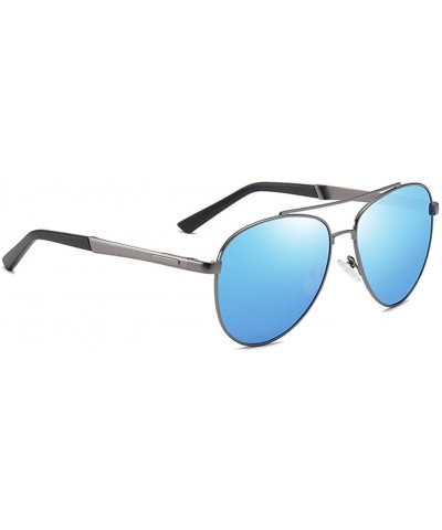 Pilot Polarized Sunglasses for Men Driver Sun Glasses Goggle UV400 - C3bule Mirror - CQ199HAI896 $10.50 Goggle