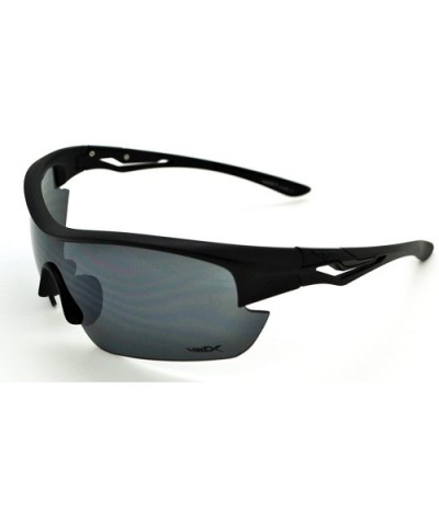 Mens & Womens Sport Wrap Exercise- Sunglasses- Cycling Running w/Microfiber - Black - C912KWJIEZD $8.63 Sport