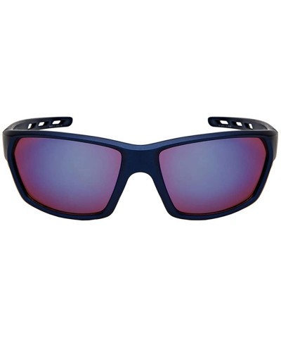 Wrap Style Sport Sunglasses Men Women Mirrored Lens 570116MT - CP18LDHXE53 $4.99 Wrap