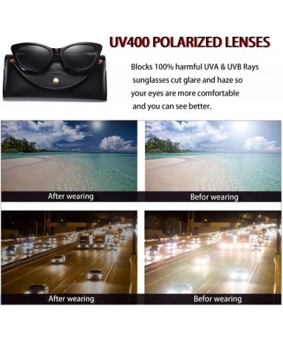 Fashion Vintage Sunglasses for Women Men Polarized UV400 Protection & Classic Retro Cat Eye Sun glasses - CS1936X89U5 $15.99 ...