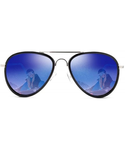 Trendy Aviator Sunglasses for Women - Men UV400 Protective Eyewear - Gradual Change Shades PZ3641 - CR18TGMM2G2 $13.82 Square