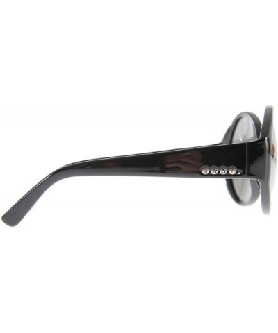 Mary Go Round Sunglasses Black/Grey Lens Womens - CV115XDKDS5 $27.31 Round