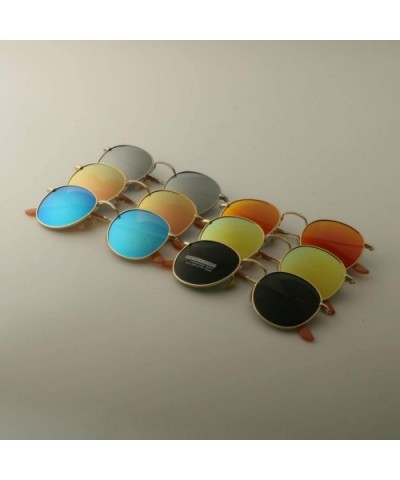 Round Sunglasses Polarized Women Men 2018 Fashion Vintage Eyewear Driving Sun Glasses UV400 - Silver F Silver - C5197A2Y7EX $...