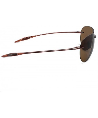 Sunglasses Rimless Running Lifestyle - C5-brown - CE18HLS6SZR $16.03 Semi-rimless
