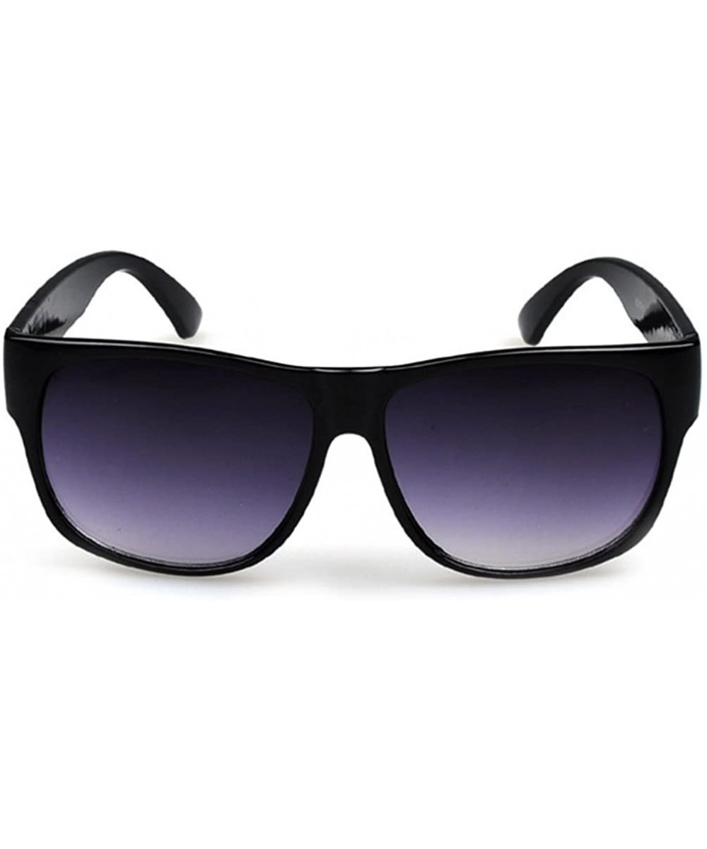 Bad Guys Sunglasses For Picking Up Girls Big Frame Discoloration Lens 58mm - Black/Grey - CX11AQ7SIF7 $8.48 Oval