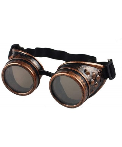 Sunglasses for Men Women Steampunk Goggles Glasses Retro Punk Hippie Sunglasses Vintage - C - C818QMX3ILT $6.15 Oversized