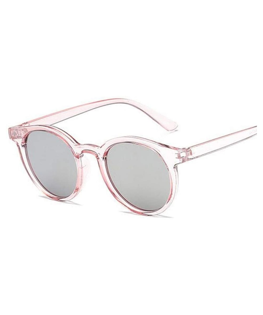 Suitable for Parties - Convenient for Shopping and Entertainment Sunglasses Women's Round Sunglasses - Pinkb - C6197Y90WOI $2...