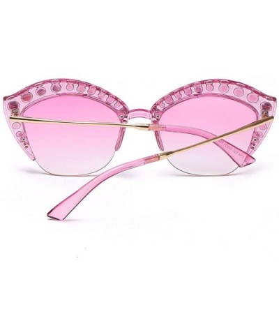 Retro Fashion Sunglasses Non-Polarized Personality Anti-UV Eyewear Casual Sunglasses - Purple - CY18A7I3T4I $8.72 Wrap