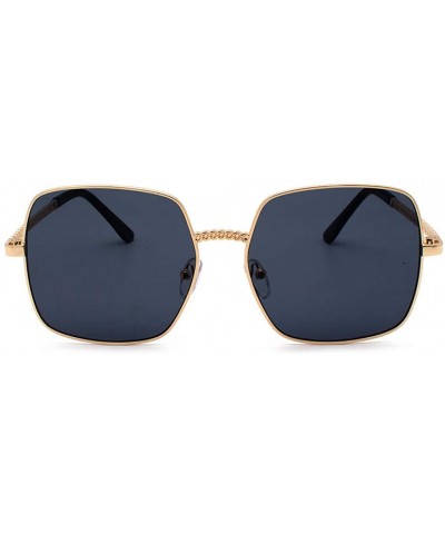 Polarized Sunglasses for Women Mirrored Lens Fashion Goggle Eyewear (Black) - C3196ICYX2U $7.38 Aviator
