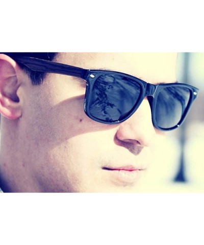 Wood Sunglasses Polarized for Men Husband Boyfriend Birthday Anniversary Gift for Him - Ebony-love - C31927C9KWG $10.10 Square