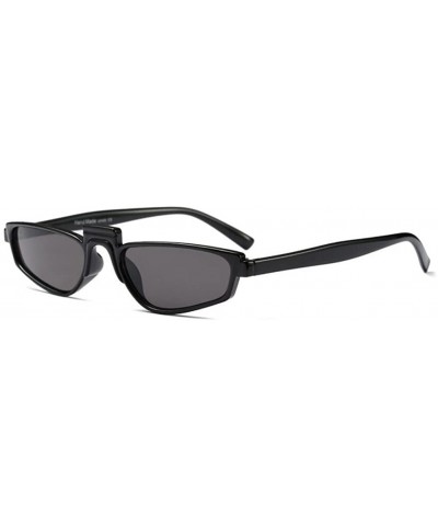 Unisex Retro Vintage eyewear Fashion Small Square Frame Mini Sunglasses - C1 - C718CIDN24H $17.91 Goggle