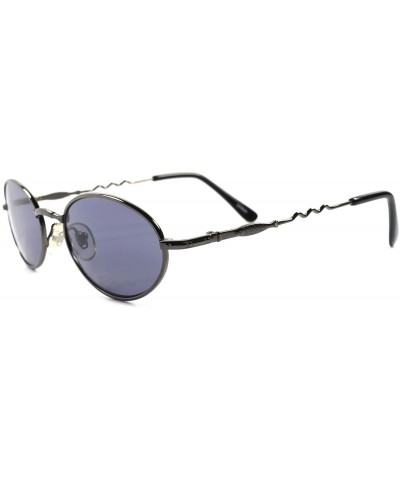 Vintage 70s 80s Old Hip Fashion Mens Womens Metal Oval Sunglasses - CU180238N6S $6.85 Oval