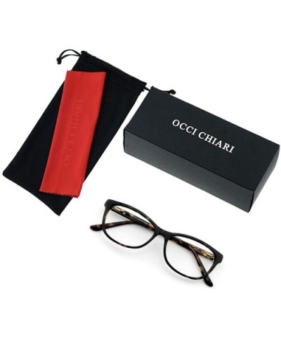 Women Casual Eyewear Frames Non-prescription Clear Lens Eyeglasses - B-tortoise - CM186HMZN65 $17.46 Oval