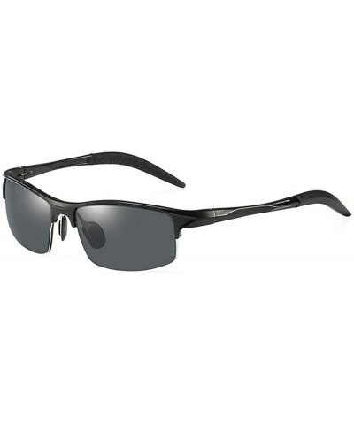 Aluminum magnesium Custom Made Myopia Minus Polarized Lens Sport Polarized Sunglasses black Anti-wind Goggle - C118SCWT4GE $1...
