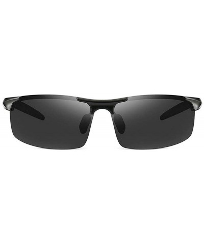 Aluminum magnesium Custom Made Myopia Minus Polarized Lens Sport Polarized Sunglasses black Anti-wind Goggle - C118SCWT4GE $1...