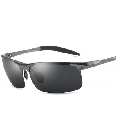 Aluminum magnesium Custom Made Myopia Minus Polarized Lens Sport Polarized Sunglasses black Anti-wind Goggle - C118SCWT4GE $1...