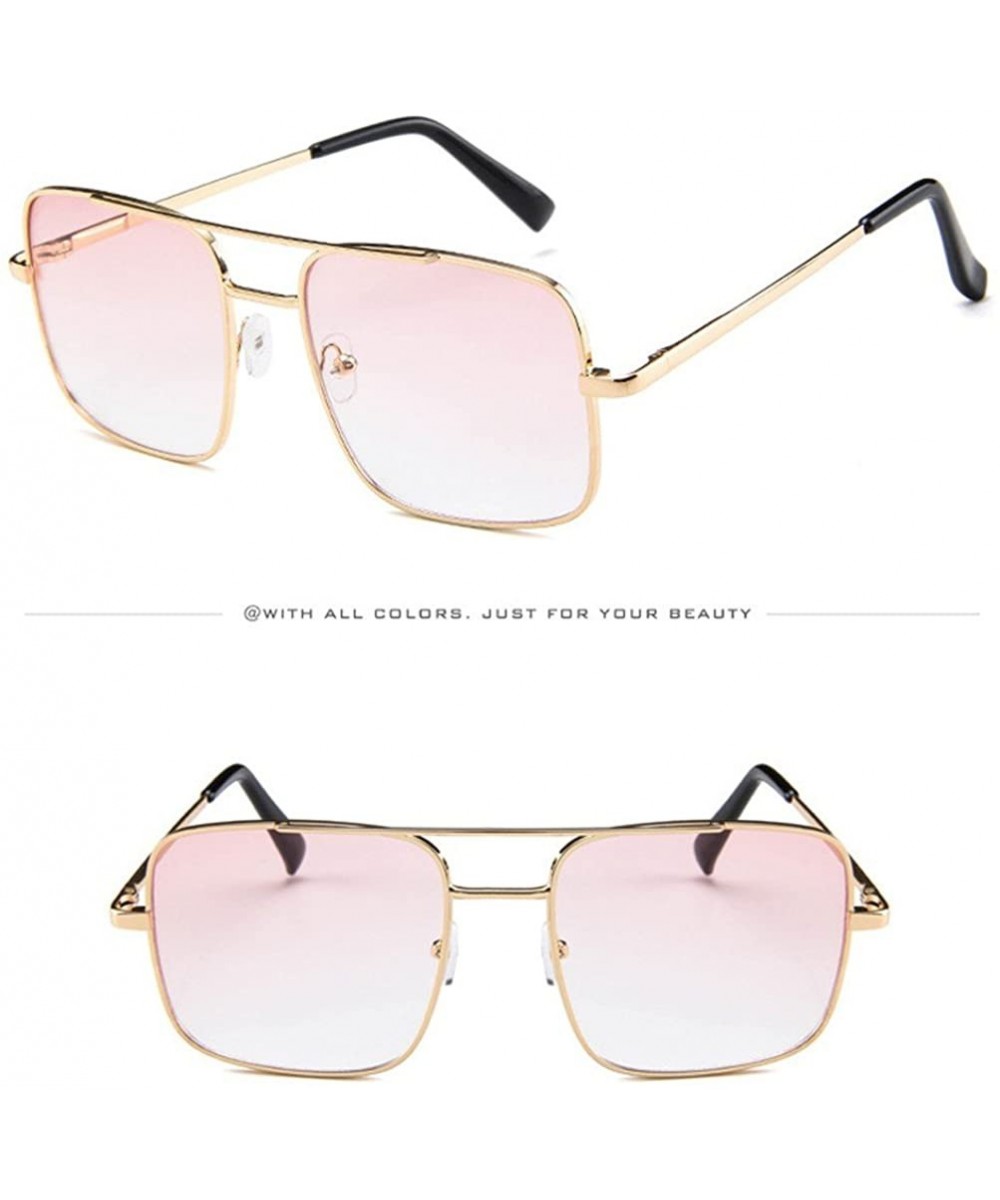 Women Men Vintage Retro Unisex Fashion Oversize Frame Sunglasses Eyewear - 3194i - CP18RR2KEUH $6.57 Oversized