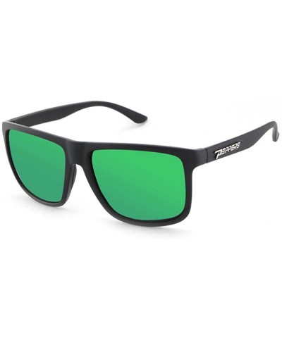 Dividend Sunglasses - Matte Black to Green Tortoise Fade - C217Z20I88D $27.65 Sport