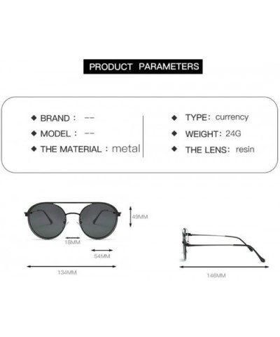 Magnetic sleeve mirror sunglasses fashion men's polarized sunglasses multi-purpose metal glasses - C4 - C61904TGEAG $14.35 Round