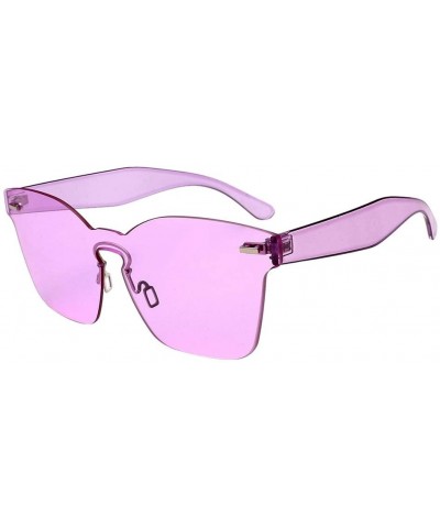 Clearance! Women Glasses-Unisex Fashion Chic Shades Acetate Frame UV Protection Polarized Sunglasses (Purple) - CD18QTMS6X6 $...