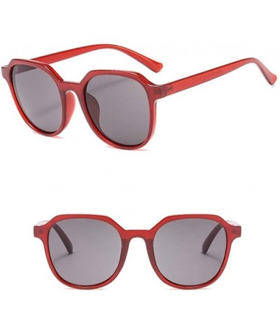 Unisex Sunglasses 100% UV Protection Sunglasses Fishing Sport for Women Vintage Retro Mirrored - Red - CG1906262GM $5.59 Sport