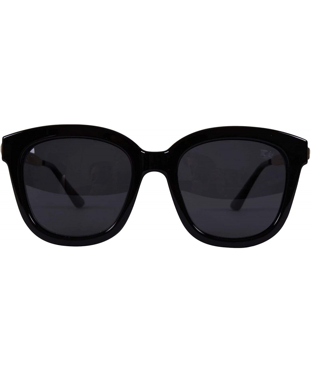 p560 Classic Butterfly Polarized - for Womens 100% UV PROTECTION - Black-black - CY192TQ8Q9H $21.09 Butterfly